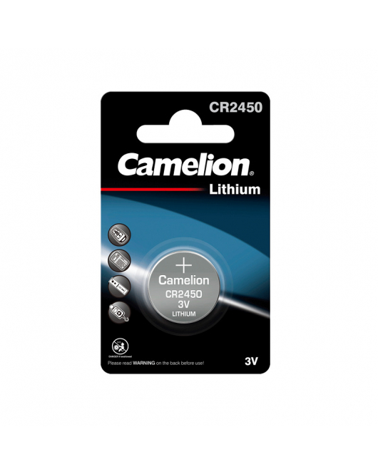 1ST.KNOOPCEL LITHIUM CR2450 3V