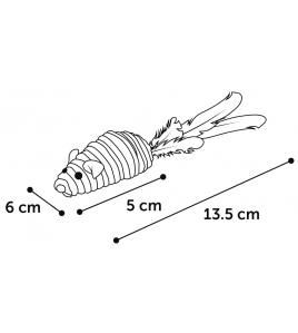 PS BABBY MUIS 5CM ASSORTIMENT DISPLAY