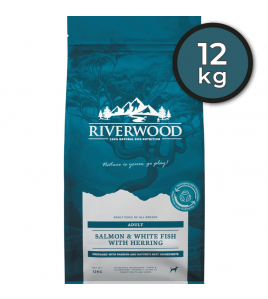 RIVERWOOD ADULT SALMON &amp; WIT FISH - 12 KG