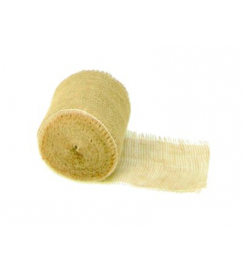 JUTE GAASLINNEN OP ROL 15CM 25MT
