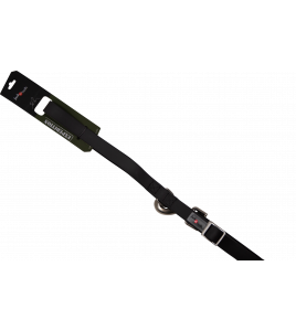 JV SPORT EXPD LEIBAND MET KARABIJNHAAK ZWART- U (ONE SIZE) THIN ADJUSTABLE