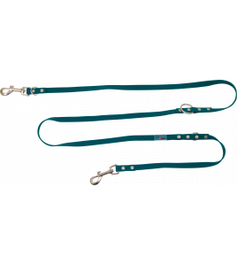 JV SPORT EXPD LEIBAND MET KARABIJNHAAK BLAUW- U (ONE SIZE) THIN DOUBLE ADJUSTABLE