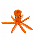 JV BUBBLE PLUSH HONDENSPEELTJE-OCTOPUS-32CM ORANJE-M