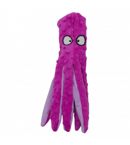 JV BUBBLE PLUSH HONDENSPEELTJE-OCTOPUS-32CM ROZE-M