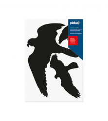 VOGELS ZWART A4 - 3 STUKS