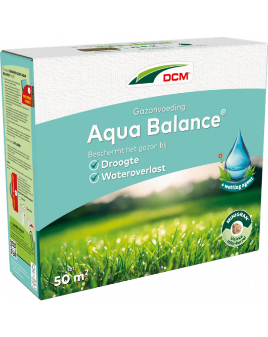 DCM GAZONVOEDING AQUA BALANCE 50 M² (3 KG)