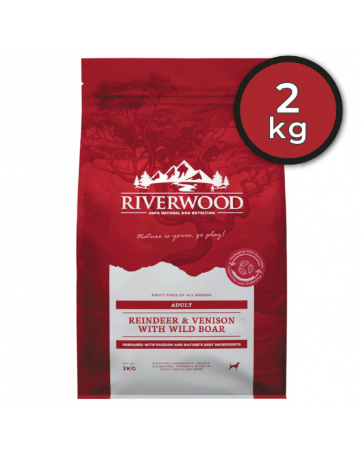 RIVERWOOD ADULT REINDEER & VENISON - 2 KG