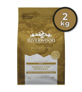 RIVERWOOD ADULT VENISON &amp; LAMB WITH RABBIT (2 KG.)