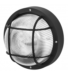 OSRAM BULKHEAD ROUND E27 ZWART