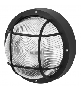 OSRAM BULKHEAD ROUND E27 ZWART