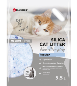 KATTENBAKVULLING SILICA MEDIUM 5,5L KATTENBAKVULLING SILICA MEDIUM 5,5L