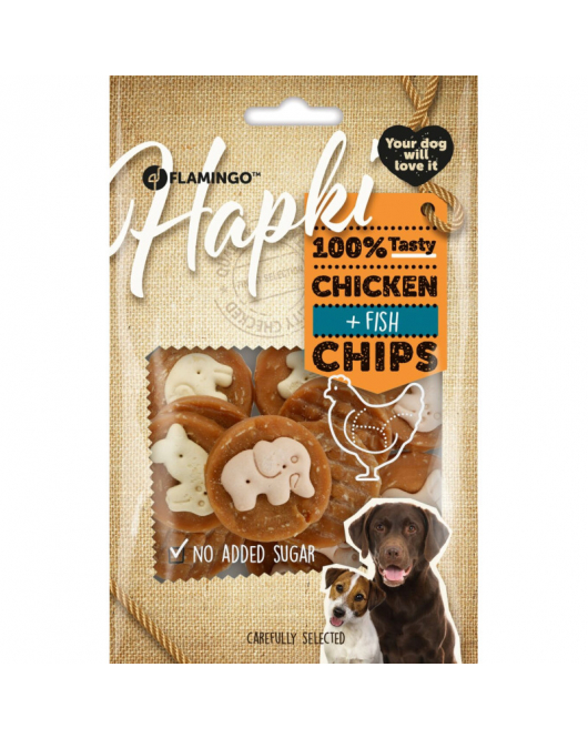 HAPKI CHIPS MET KIP & VIS + KOEKJE 85GR