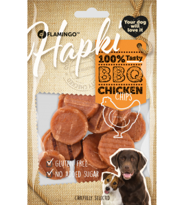 HAPKI BBQ CHIPS MET KIP 85G