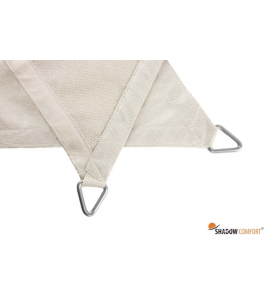 SCHADUWDOEK VIERKANT 4,00X4,00 METER SAND WATERDICHT HDPE