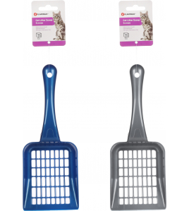 KATTENBAKSCHEP SCOOPY BLAUW/GRIJS 26,6CM ASSORTIMENT KATTENBAKSCHEP SCOOPY BLAUW/GRIJS 26,6CM ASSORTIMENT