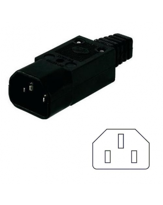 CEE AANSLUITAPP.STEKKER-RA ZW