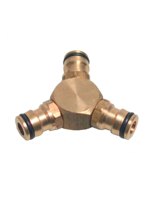 MESSING 3-WEG STUK 1/2