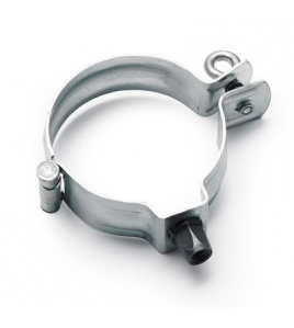 RHEINZINK GEGALVANISEERDE SCHARNIERPIJPBEUGEL 80MM MET MOER M8/M10