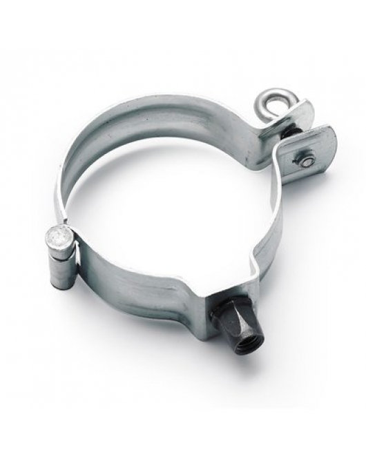 RHEINZINK GEGALVANISEERDE SCHARNIERPIJPBEUGEL 80MM MET MOER M8/M10