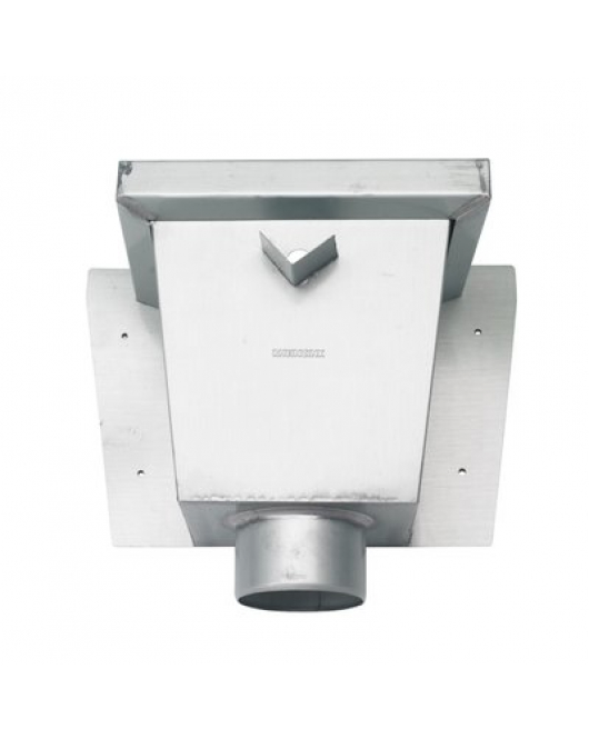 RHEINZINK WB VERGAARBAK VIERKANT 80MM