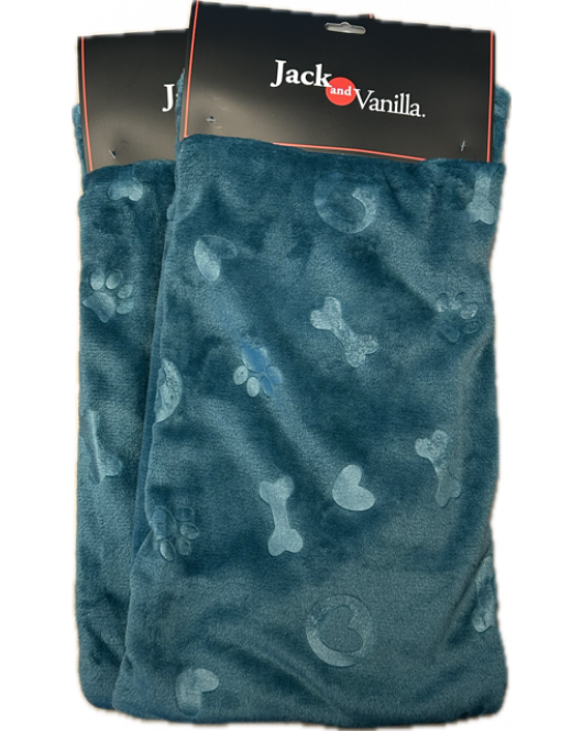 JV COCOON-DEKEN-PAWY - GROEN-100X75CM-M