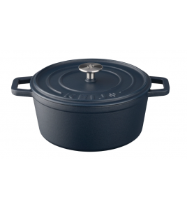 DUTCH OVEN | 24 CM | 3,5 LITER | BLUE ENAMEL