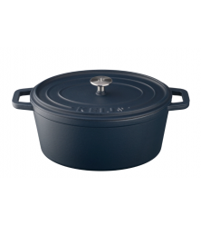 CASSEROLE | 30CM | 6 LITER | BLUE ENAMEL