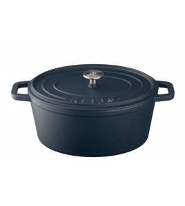 CASSEROLE | 30CM | 6 LITER | BLUE ENAMEL