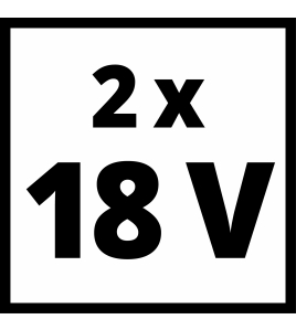 18 V/4.0 AH ACCU DUO-PACK - 2 ACCU'S - POWER X-CHANGE