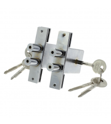 NEMEF BIJZETSLOT - TYPE 1008 - MET STERSLUITING - SKG* - GELIJKSLUITEND - 47 MM - VERZINKT