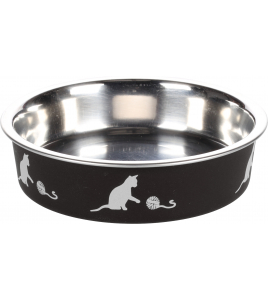 EETPOT KAT KENA ZWART 11,5CM 160ML