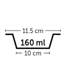 EETPOT KAT KENA ZWART 11,5CM 160ML