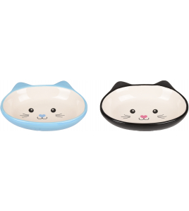 EETPOT KAT ISA KERAMISCH LICHTBLAUW 170ML 14CM