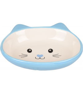 EETPOT KAT ISA KERAMISCH LICHTBLAUW 170ML 14CM