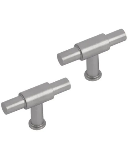 DIFFERNZ KNOP - T-MODEL - 56 MM - MAT CHROOM DIFFERNZ KNOP - T-MODEL - 56 MM - MAT CHROOM