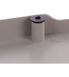 MAND TUCK OVAAL GRIJS S 58X38X20CM