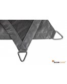 SCHADUWDOEK RECHTHOEK 3,00X4,00 METER GREY WATERDICHT HDPE SCHADUWDOEK RECHTHOEK 3,00X4,00 METER GREY WATERDICHT HDPE