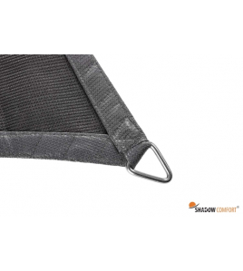 SCHADUWDOEK RECHTHOEK 3,00X4,00 METER GREY WATERDICHT HDPE