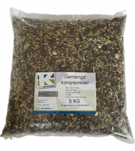 VAN KEIJSTEREN GEMENGD KONIJNENVOER 5KG