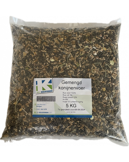 GEMENGD KONIJNENVOER 5KG