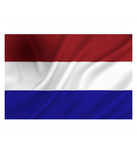 VLAG - NEDERLAND - ENKELZIJDIG GEDRUKT - 100 X 150 CM - ROOD, WIT, BLAUW