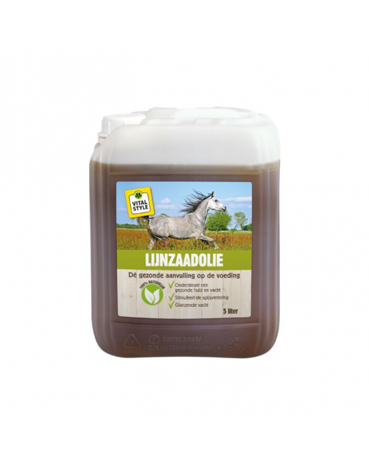 LIJNZAADOLIE GROOTVERPAKKING 5 LITER