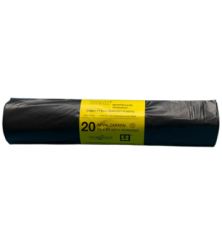 HUISVUILZAK KOMO 600 X 800 MM ZWART