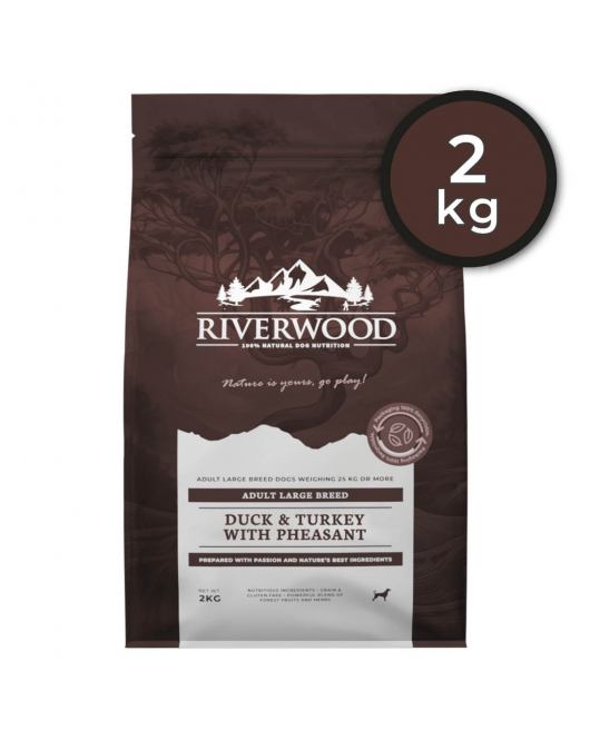 RIVERWOOD ADULT LARGE BREED DUCK & TURKEY (2 KG.)