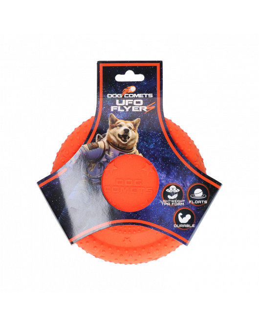 DOG COMETS UFO FLYER ORANJE S DOG COMETS UFO FLYER ORANJE S
