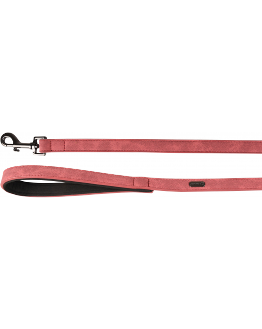 HOND LOOPLIJN MET NEOPREEN DELU ROOD 1,3M 25MM