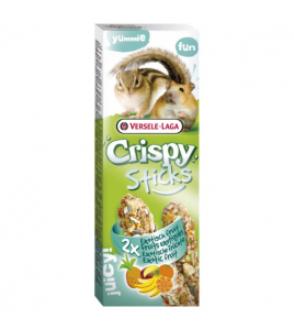 VERSELE-LAGA CRISPY STICKS HAMSTER&amp;EEKHOORN FRUIT 2X55 G FRUIT