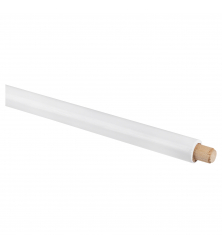 VLAGGENSTOK - 200 CM - WIT