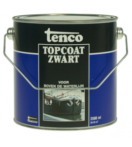 TENCO TOPCOAT ZWART 2.5L