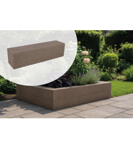 STAPELBLOK LINEA 15X15X60CM TAUPE